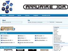 Tablet Screenshot of annuairejdr.fr